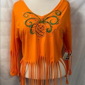 SOLD-Lg t shirt funky